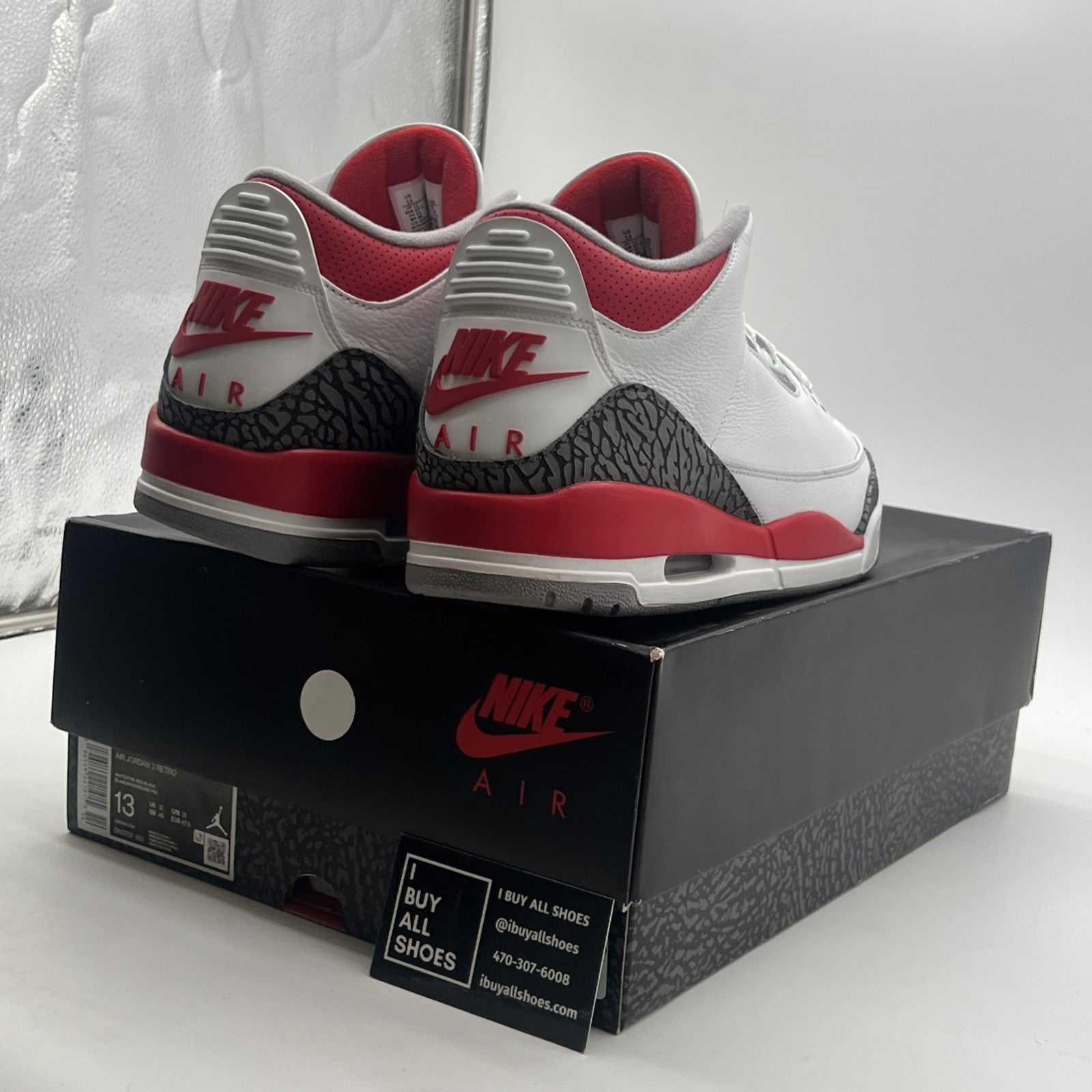 Size 13 - Air Jordan 3 Retro Mid Fire Red (DN3707-160)