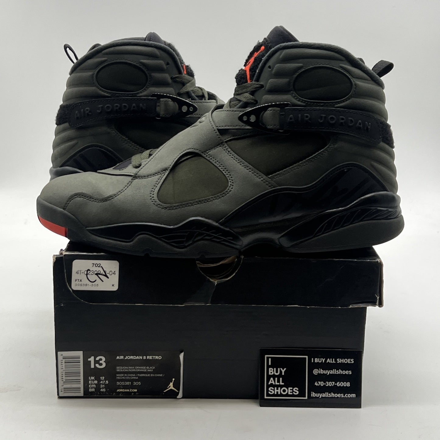 Size 13 - Air Jordan 8 Retro Take Flight (305381-305)