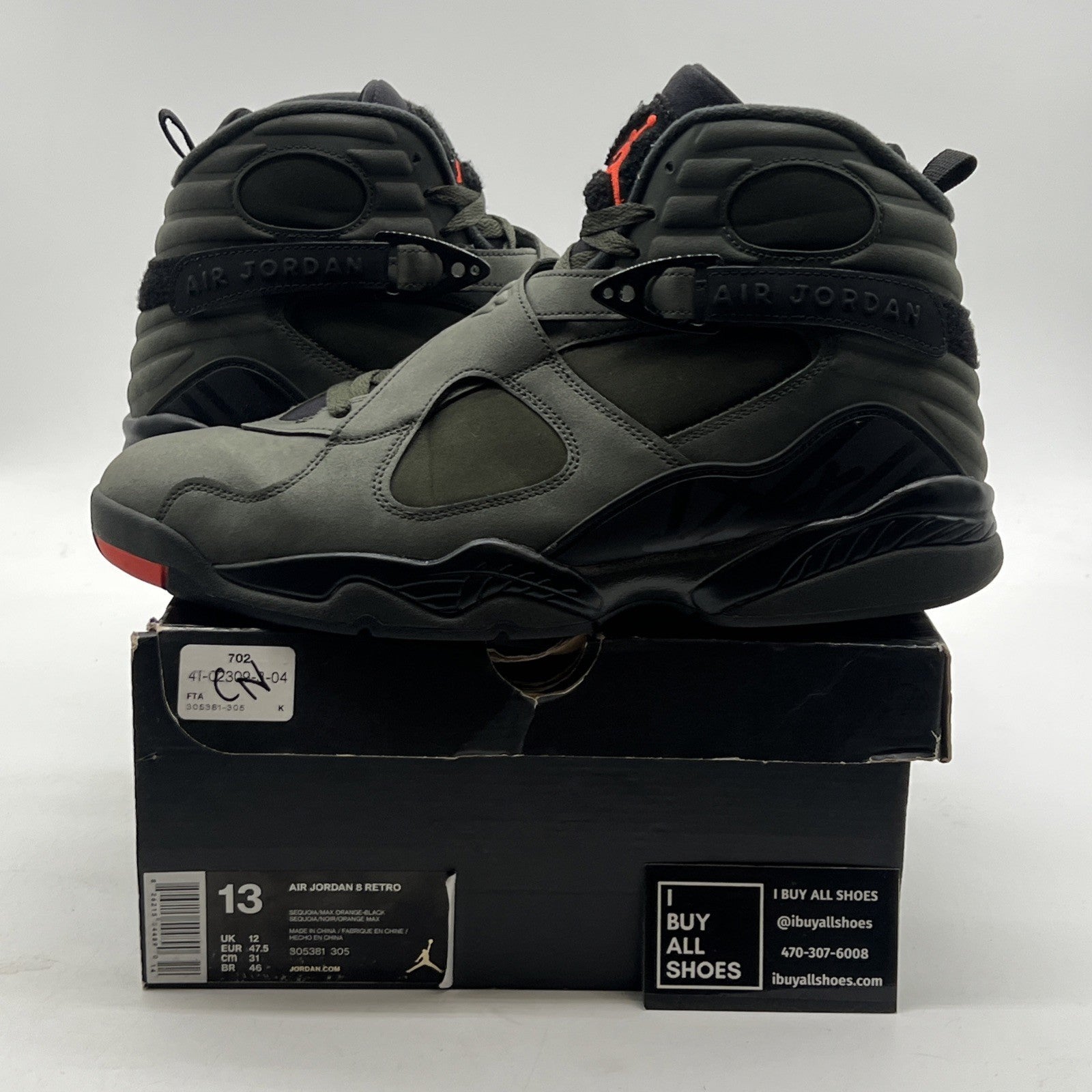 Size 13 - Air Jordan 8 Retro Take Flight (305381-305)