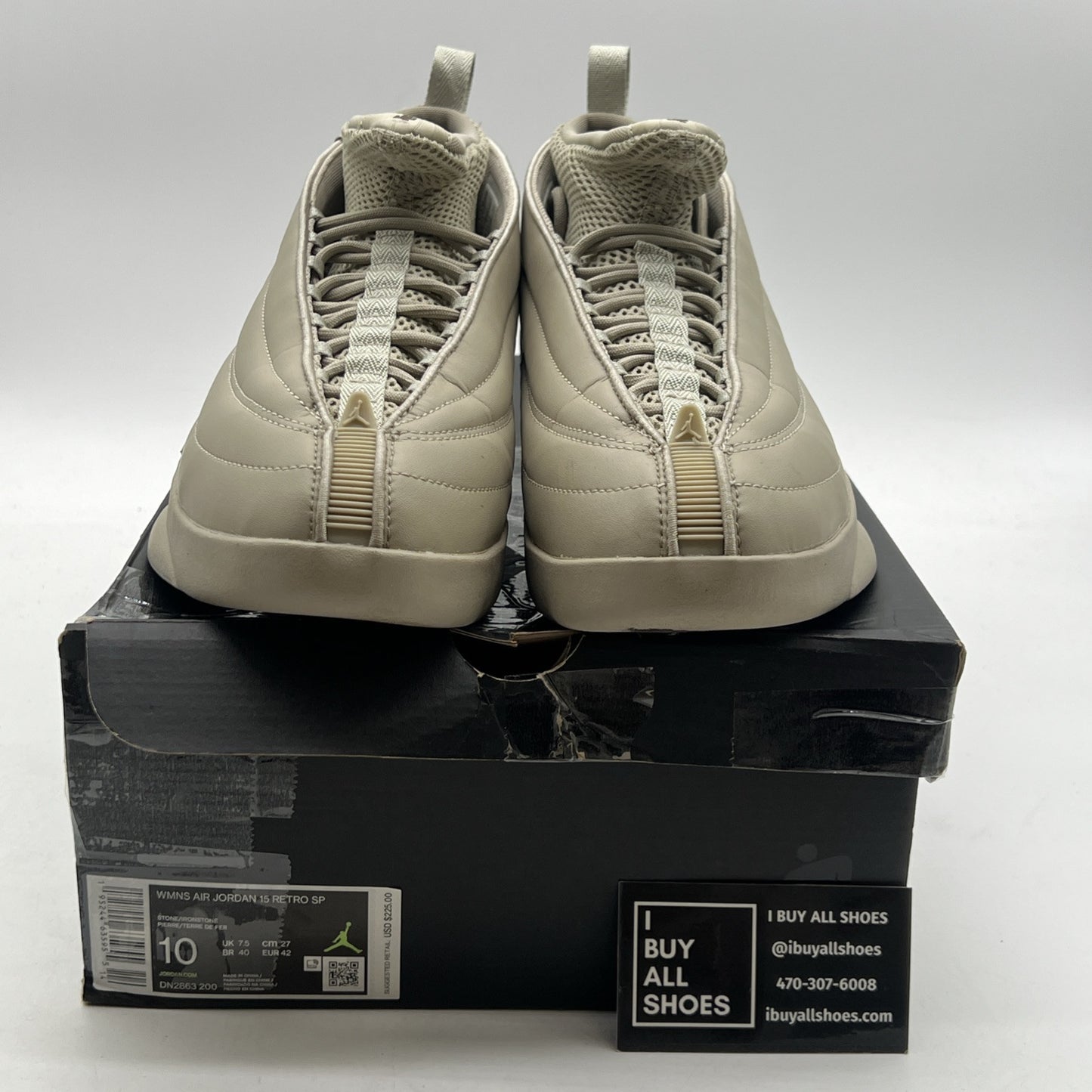 Size 10 - Billie Eilish x Air Jordan 15 Retro Brown W (DN2863-200)
