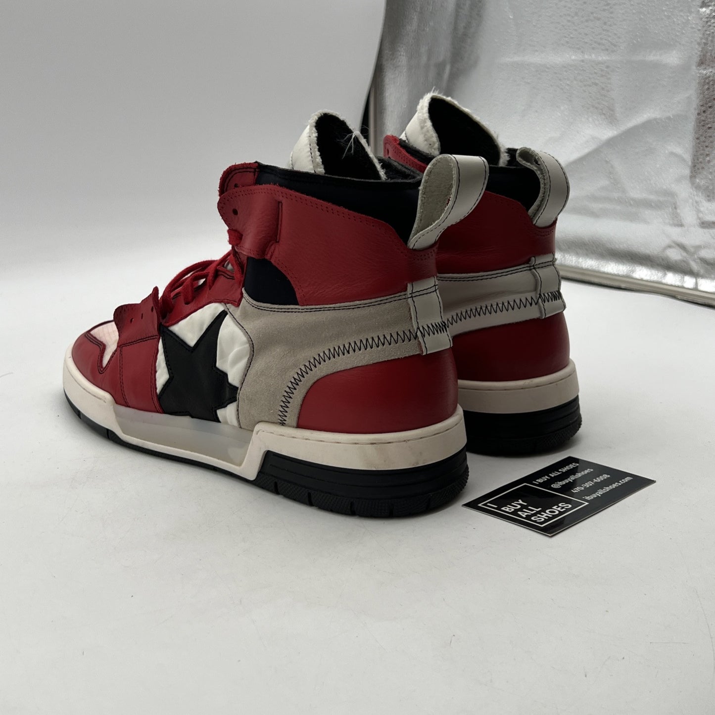 Size 43 - Steve Madden Takeoff  1 Malone Hi-top Chicago Style Sneakers