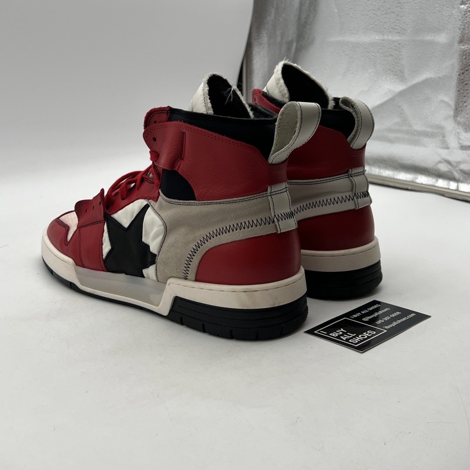 Size 43 - Steve Madden Takeoff  1 Malone Hi-top Chicago Style Sneakers