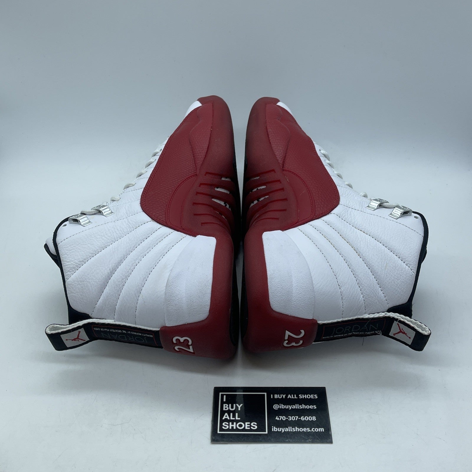 Size 10 - Jordan 12 Retro 2023 Mid Cherry White Red Black Leather (CT8013-116)