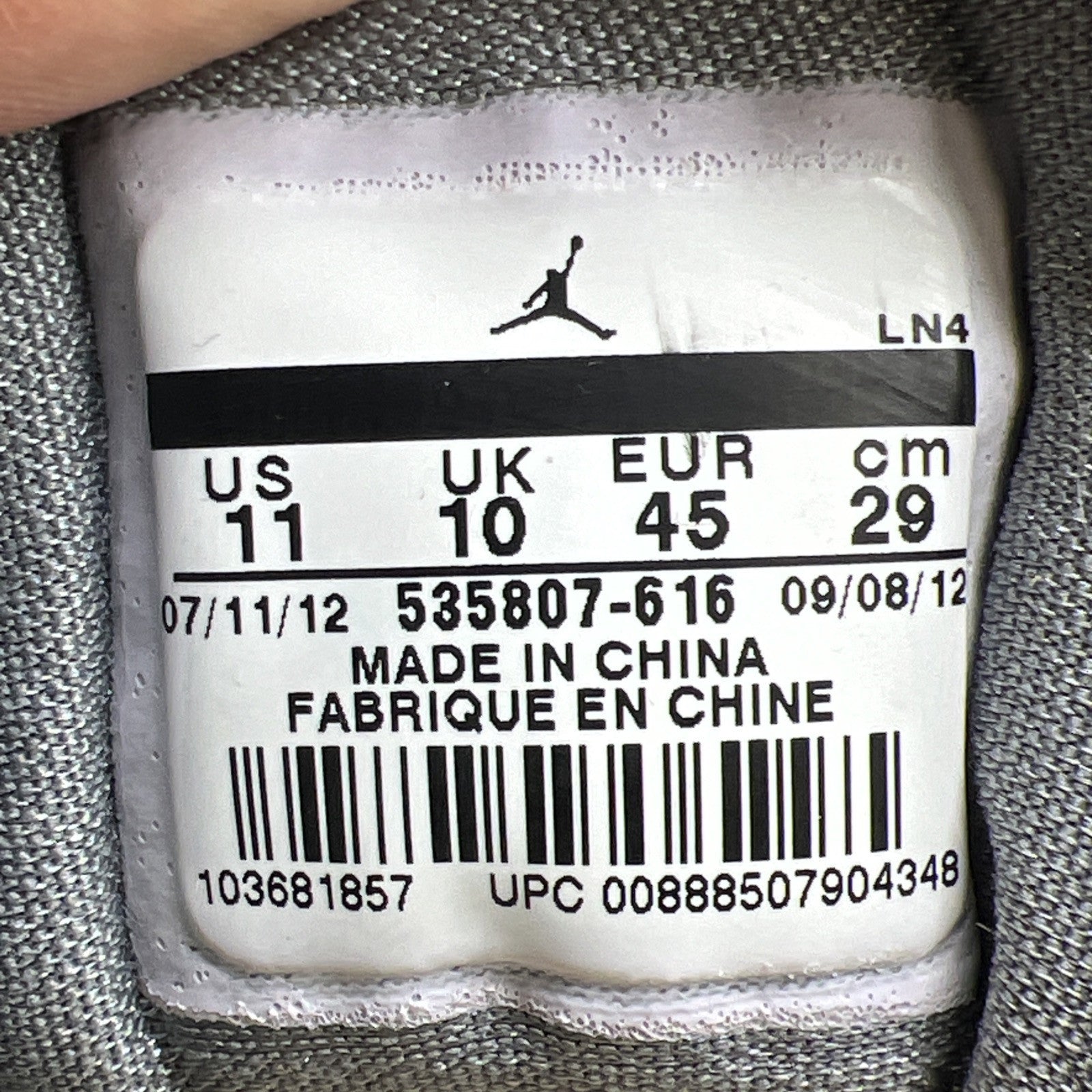 Size 11 - Jordan CP3.VI Sport Red (535807-616)