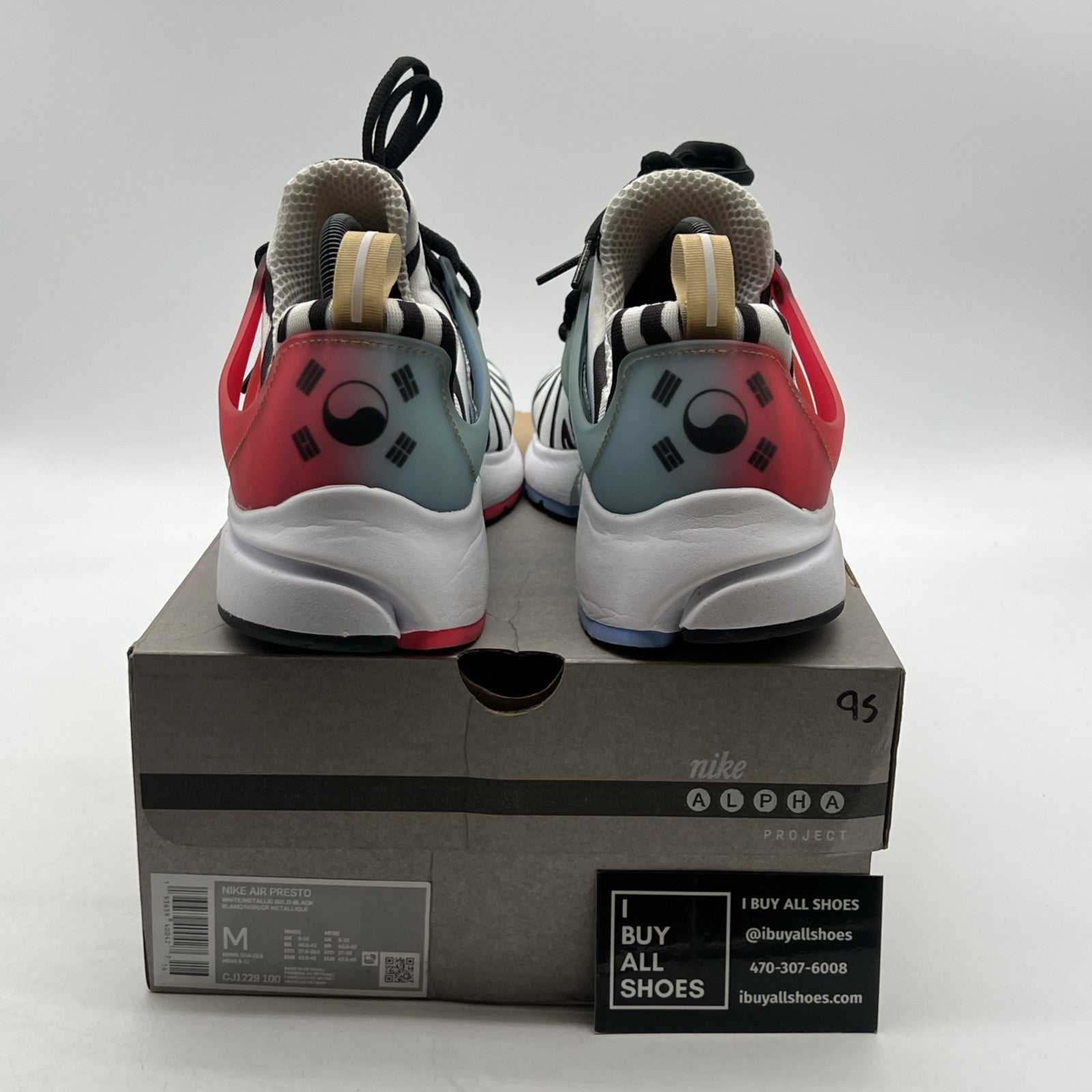 Size M(9-11) - Nike Air Presto South Korea (CJ1229-100)