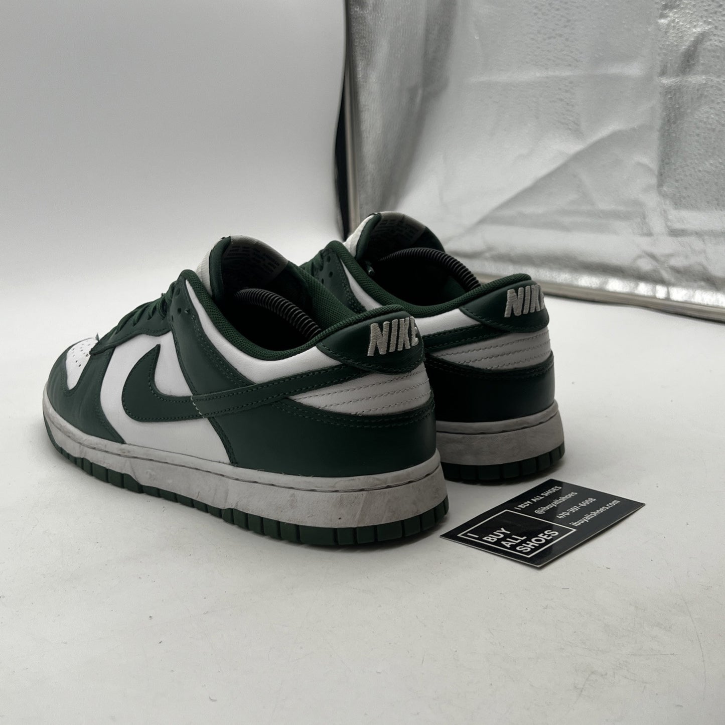 Size 10.5 - Nike Dunk Low Michigan State (DD1391-101)