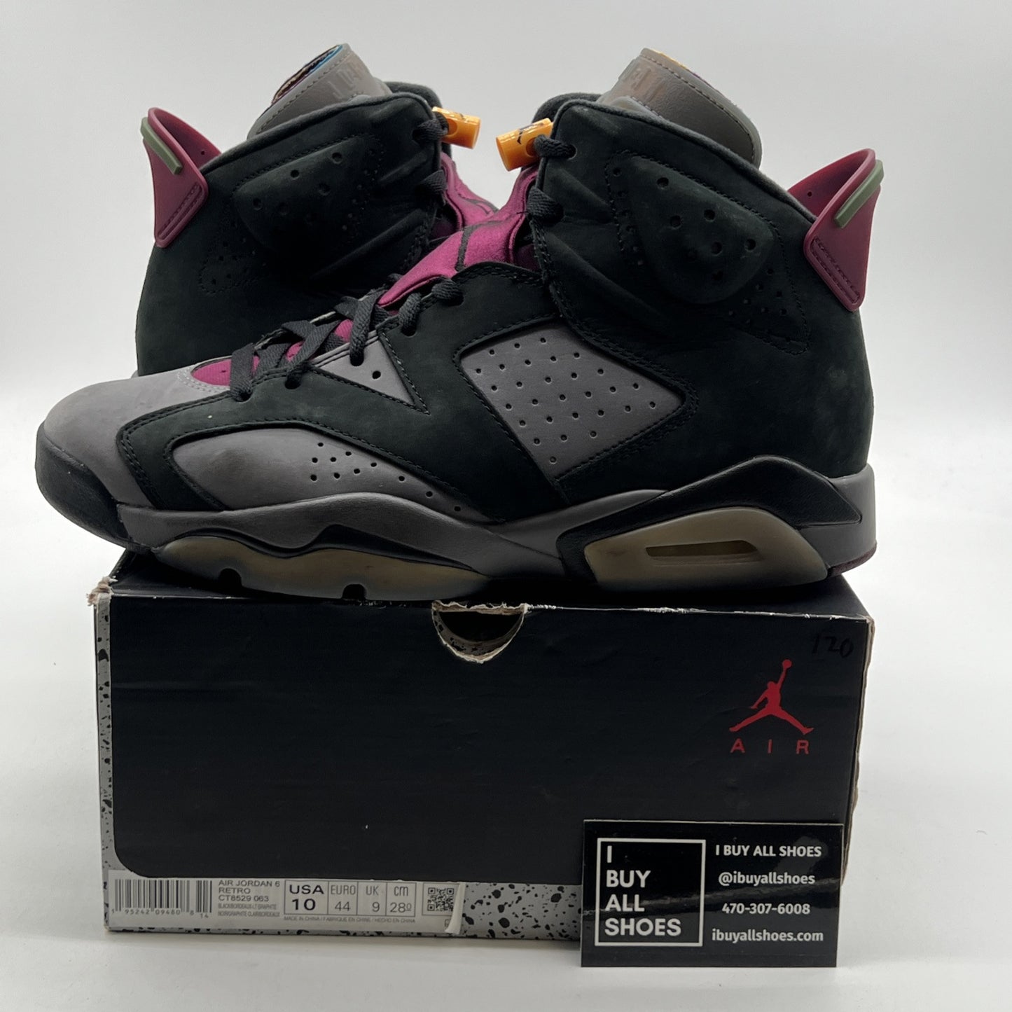 Size 10 - Air Jordan 6 Bordeaux (CT8529-063)