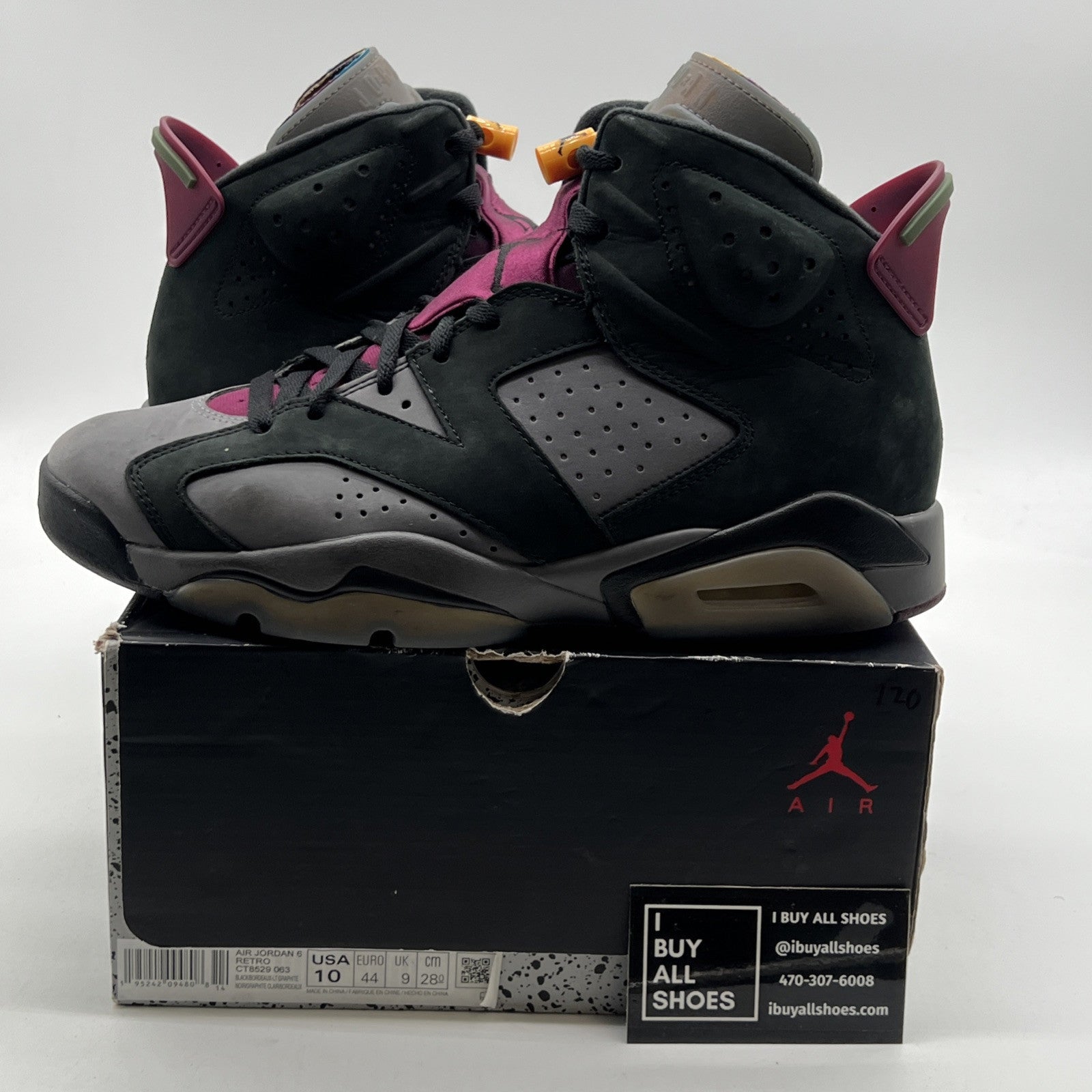 Size 10 - Air Jordan 6 Bordeaux (CT8529-063)