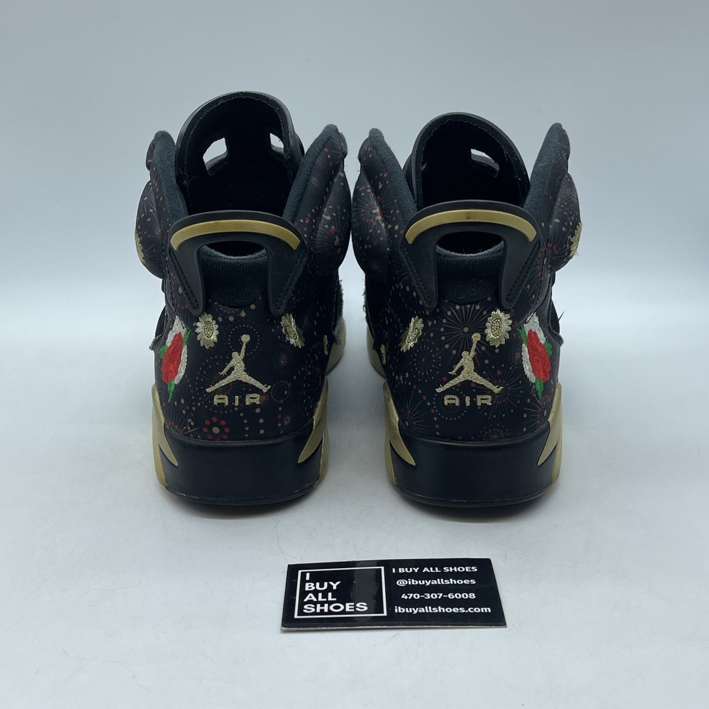 Size 10 - Air Jordan 6 Retro Chinese New Year Black Gold Suede (AA2492-021)