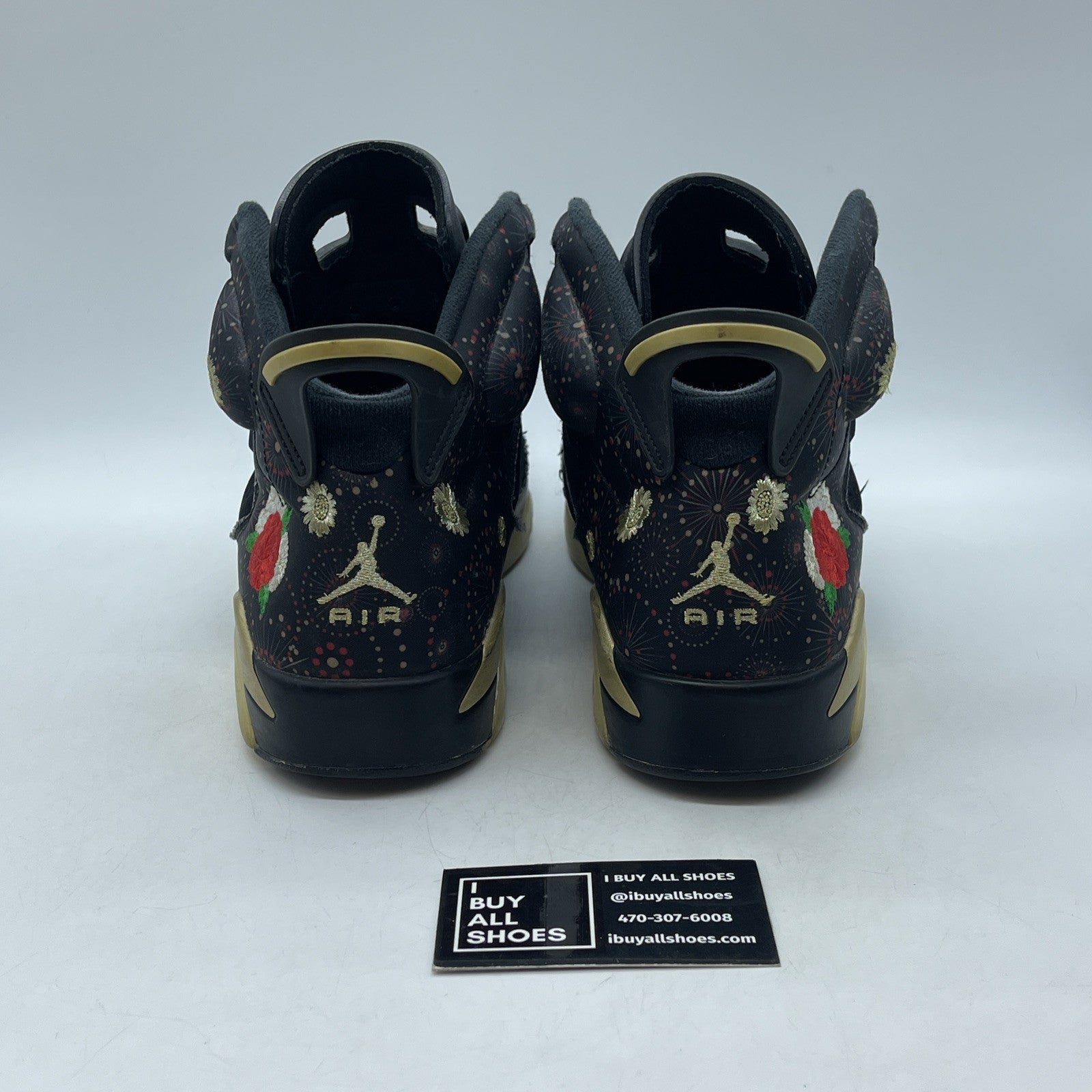 Size 10 - Air Jordan 6 Retro Chinese New Year Black Gold Suede (AA2492-021)
